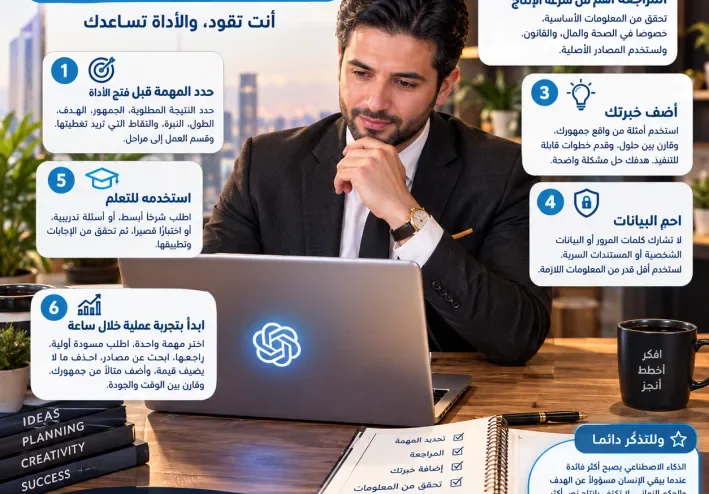 الذكاء الاصطناعي كأداة إنتاجية: كيف تستفيد منه دون أن تفقد بصمتك