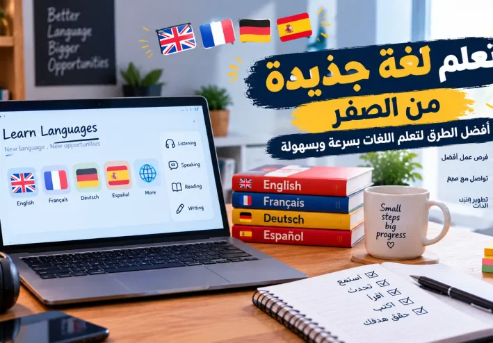 تعلم لغة جديدة من الصفر: أفضل الطرق لتعلم اللغات بسرعة وبسهولة