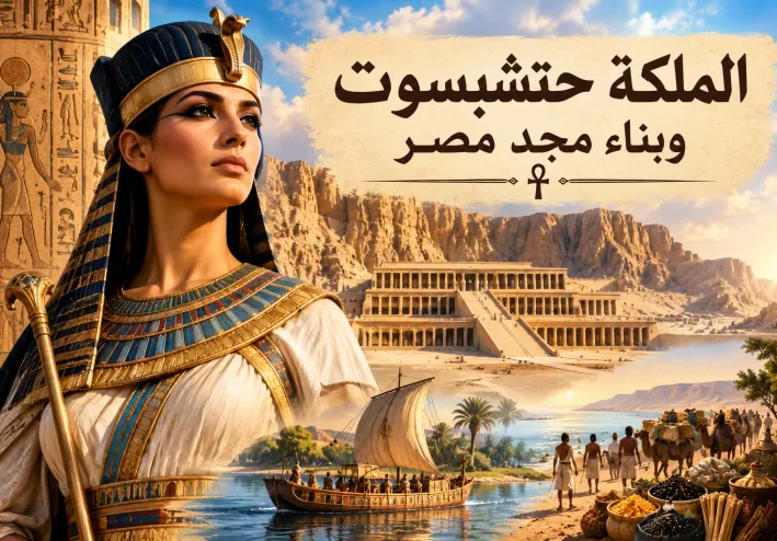 رحلة الملكة حتشبسوت وبناء مجد مصر