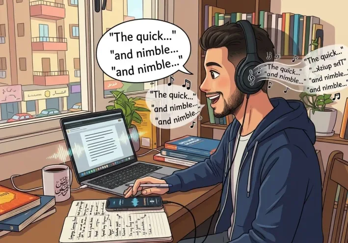 Shadowing technique in English
