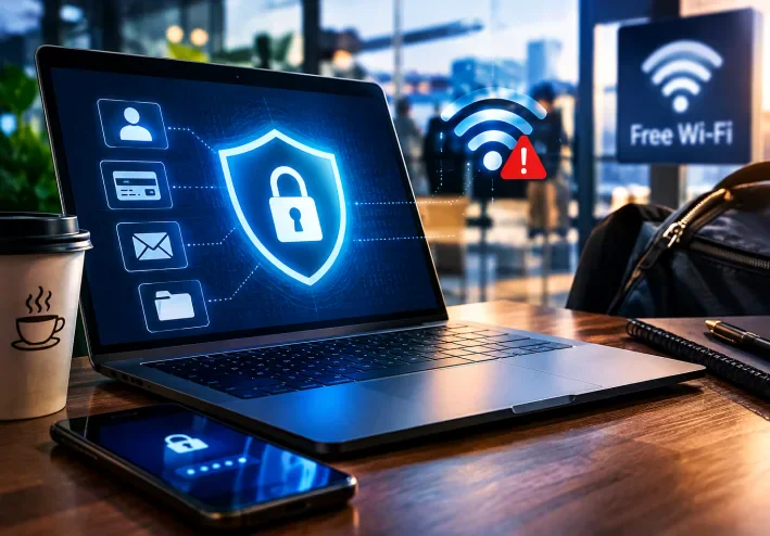 ⚠️ قبل ما تتصل بأي Wi-Fi عام.. 10 خطوات تحمي بياناتك الشخصية من السرقة!