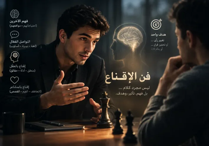 4 ركائز أساسية لتصبح شخصاً مقنعاً ومسموع الكلمة.