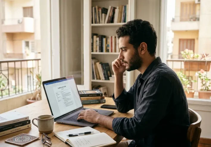 دليل عمل السيرة الذاتية CV الاحترافية بالمجان خطوة بخطوة 2026