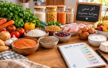 تخطيط وجبات أسبوعية اقتصادية لتوفير مصروف البيت