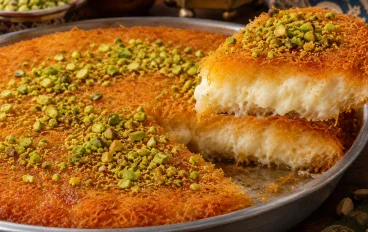 طريقة عمل الكنافه بالقشطة