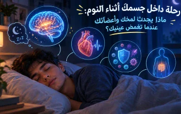 ماذا يحدث لجسمك عندما تنام ؟ أسرار لا تعرفها عن جسمك تحدث أثناء النوم 