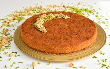 اسهل طريقة لعمل الكنافة بالمهلبيه 